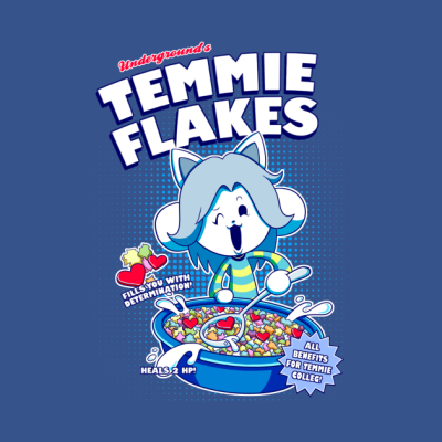 Temmie Flakes Phone Case Official Undertale Merch