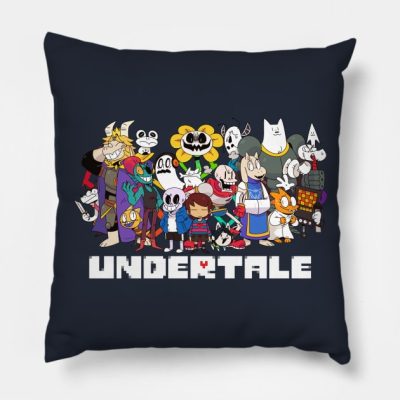 Undertale Family Throw Pillow Official Undertale Merch