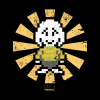 Asriel Retro Japanese Undertale Tapestry Official Undertale Merch