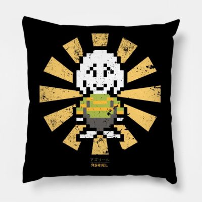 Asriel Retro Japanese Undertale Throw Pillow Official Undertale Merch