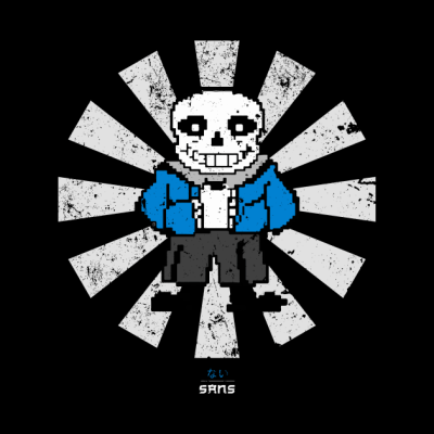 Sans Retro Japanese Undertale Tapestry Official Undertale Merch