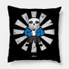 Sans Retro Japanese Undertale Throw Pillow Official Undertale Merch