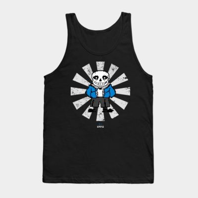 Sans Retro Japanese Undertale Tank Top Official Undertale Merch