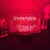 16 color Nightlight Game Undertale Sans Led Table Lamp Figure Bedside Lamp for Bedroom Decor Kids 4 - Undertale Merchandise