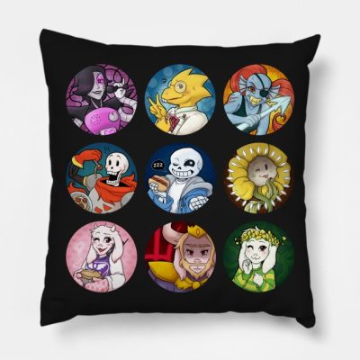 Undertale Anime Throw Pillow Official Undertale Merch