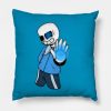 Undertale Sans Genocide Throw Pillow Official Undertale Merch