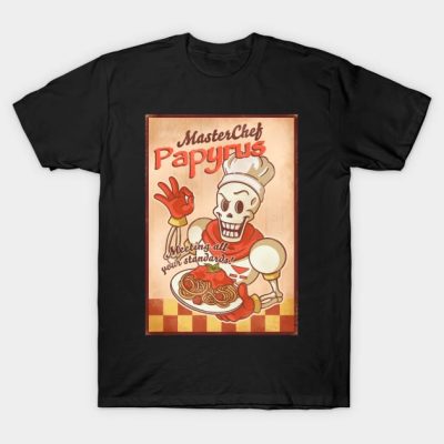 Masterchef Papyrus T-Shirt Official Undertale Merch