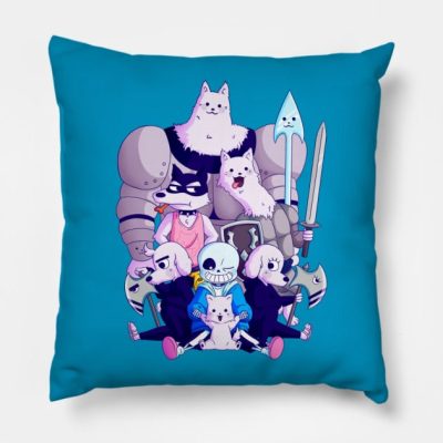 Undertale Dogs Throw Pillow Official Undertale Merch
