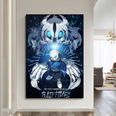 Cartoon Game Undertale Good Quality Prints And Posters Decoracion Painting Wall Art White Kraft Paper Decor 3 - Undertale Merchandise