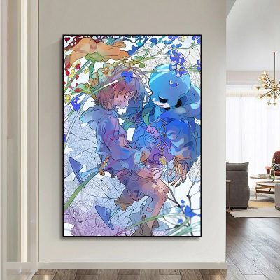 Cartoon Game Undertale Good Quality Prints And Posters Decoracion Painting Wall Art White Kraft Paper Decor 7 - Undertale Merchandise