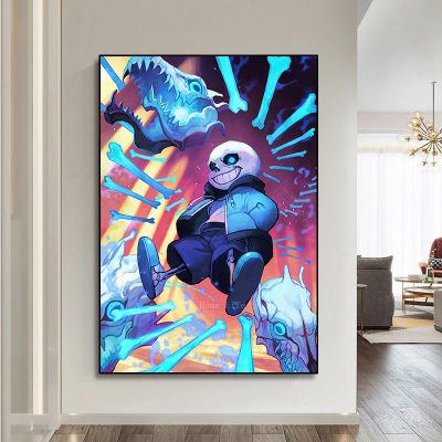Cartoon Game Undertale Good Quality Prints And Posters Decoracion Painting Wall Art White Kraft Paper Decor 8 - Undertale Merchandise