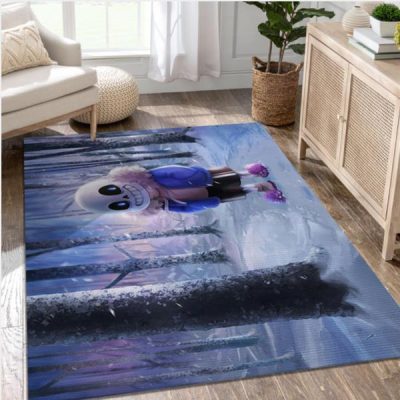 Sans Undertale Video Game Area Rug For Christmas Living Room Rug - Undertale Merchandise