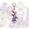 Undertale KeyChain Men Sans Key Chain Women Acrylic Figure Papyrus Pendant Party Kids Gift Car Cosplay 1 - Undertale Merchandise