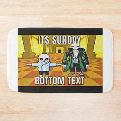 Its Sunday Bath Mat Official Undertale Merch
