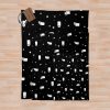 Napstablook Pattern Throw Blanket Official Undertale Merch