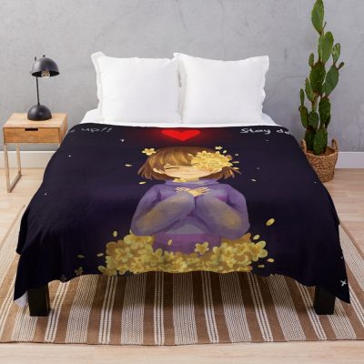 Frisk Undertale Throw Blanket Official Undertale Merch