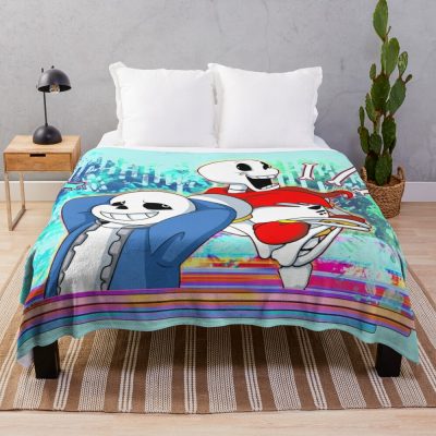 Skelebros! Throw Blanket Official Undertale Merch