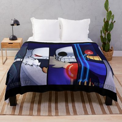 Underverse Villains Throw Blanket Official Undertale Merch