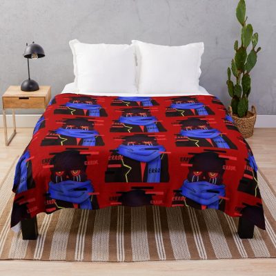Grumpy Error Sans Throw Blanket Official Undertale Merch