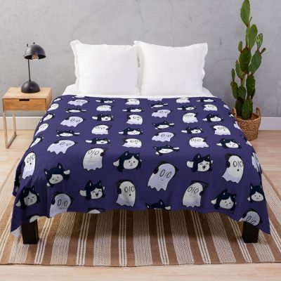 Blookies 'N' Temmies Pattern Throw Blanket Official Undertale Merch