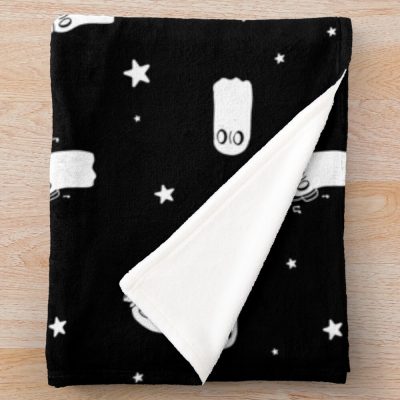 Napstablook Pattern Throw Blanket Official Undertale Merch