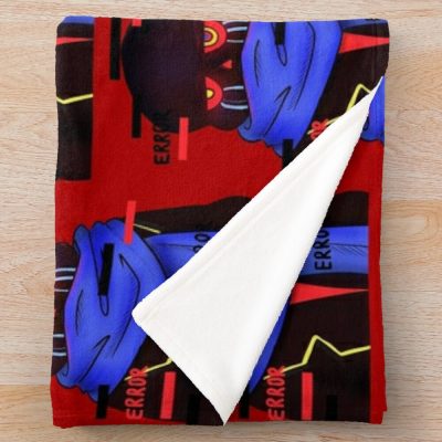 Grumpy Error Sans Throw Blanket Official Undertale Merch