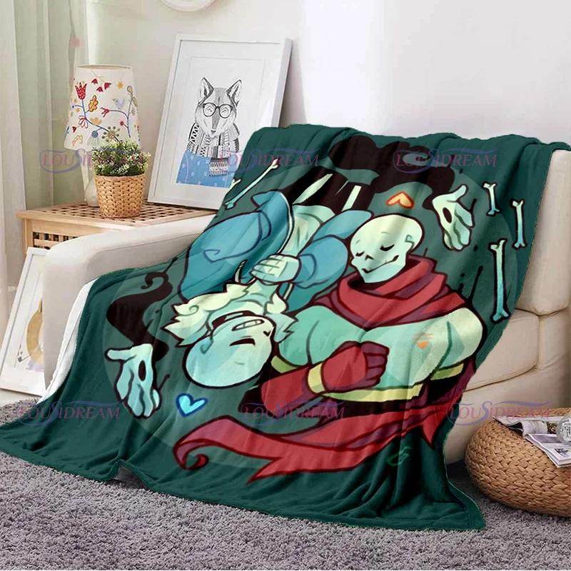 Anime Undertale Sans Print Throw Blankets for Beds Bedspread Covers Sofa BlanketThermal Blanket Children s Blanket 19 - Undertale Merchandise